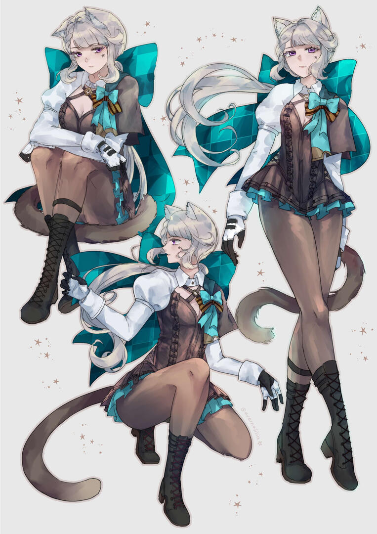 (September 2024) A fanart of Lynette, a playable character from Genshin Impact. Drawn on Clip Studio Paint.