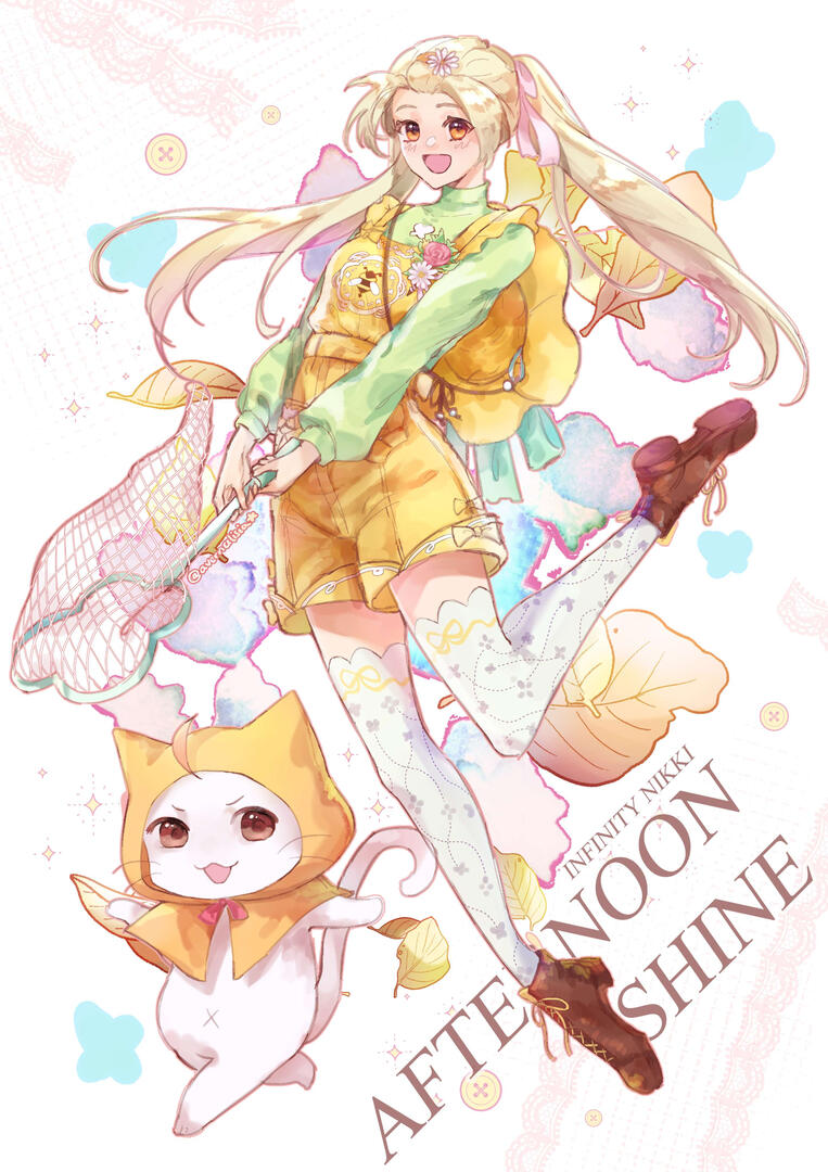 (January 2025) A fanart of characters Nikki and Momo from Infinity Nikki. Drawn on Clip Studio Paint. Speedpaint available (Click here).