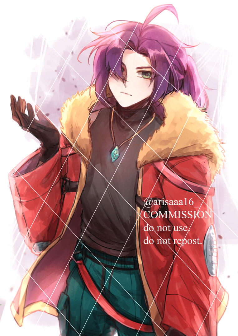 (LOCAL-Colored Sketch) @berubrand Original Character - Worked on under the name @arisaaa16_ (2023)