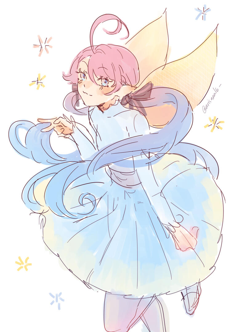 Colored Sketch - Flat Color/Marker-like